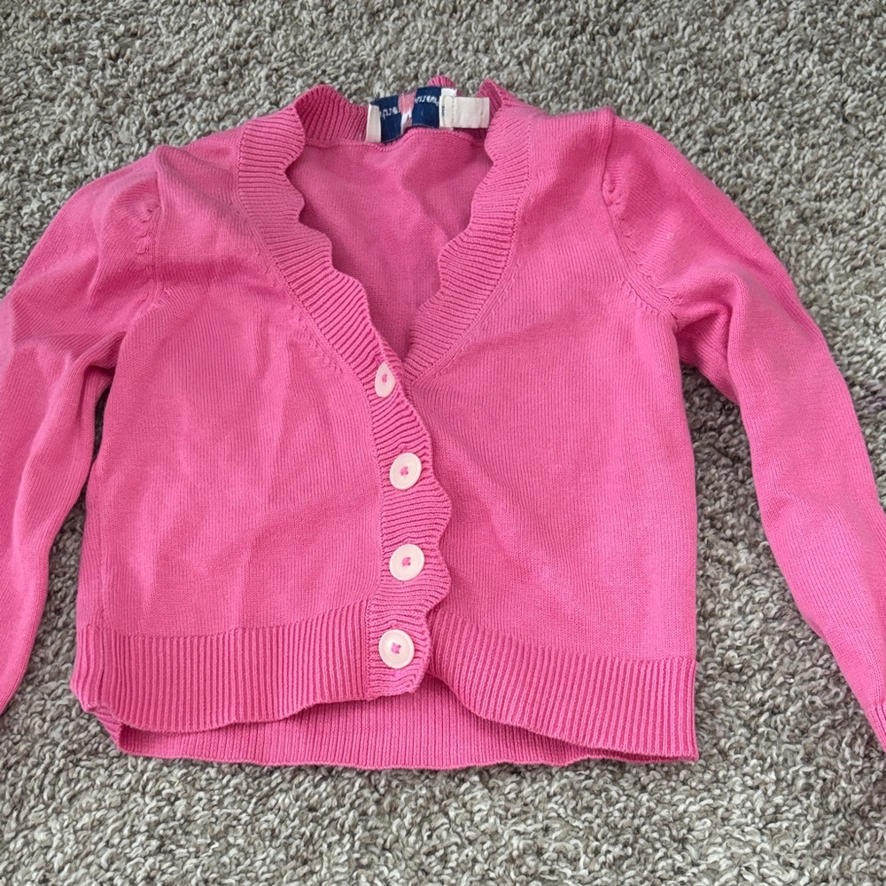 Vineyard Vines Pink Cardigan Sweater